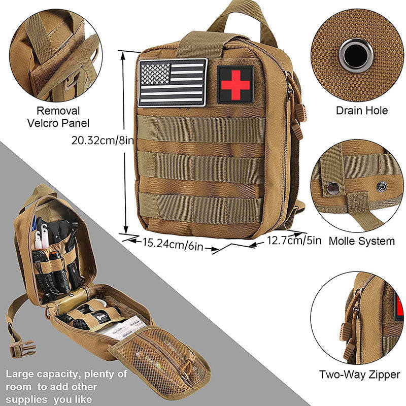 Outdoor Emergency Survival Kit — First Aid, Camping & Hiking Gear Set