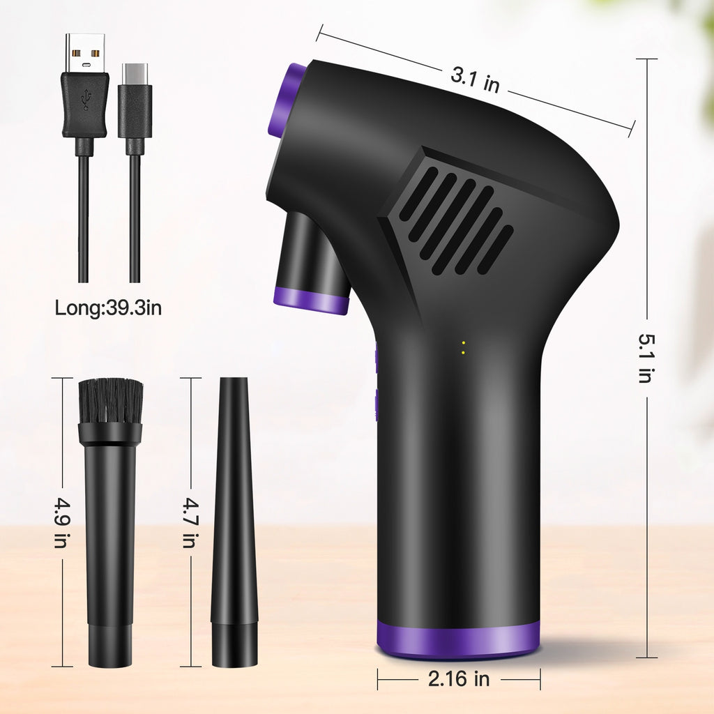45,000 RPM Cordless Electric Air Duster & Keyboard Cleaner