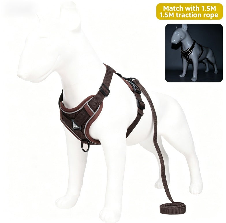 Reflective Cat Harness & Leash Set – Breathable Vest Style