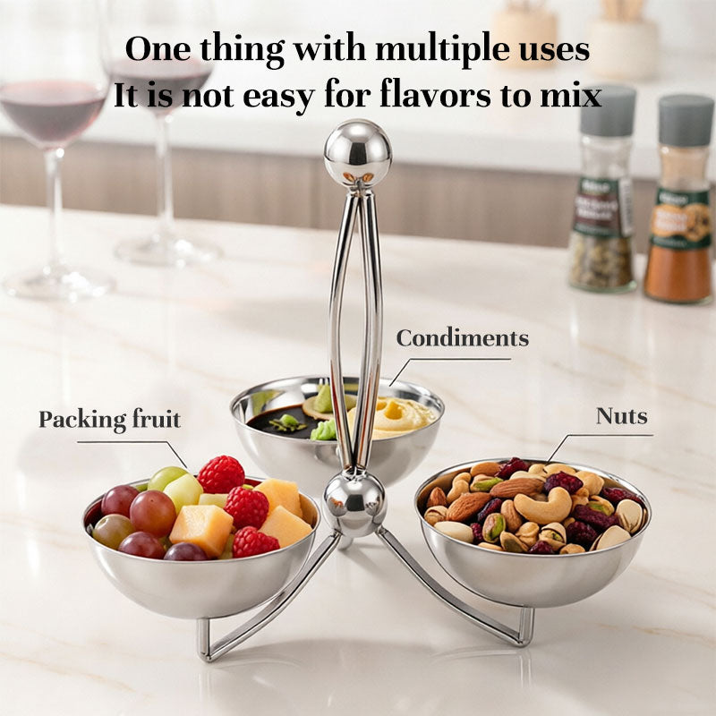 Stainless Steel Party Snack Serving Tray