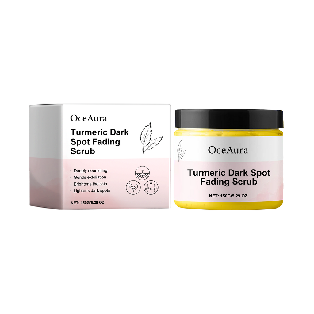 Turmeric Beauty Scrub Gently Cleanses Body Skin Exfoliating Soft Moisturizing Moisturizing Scrub