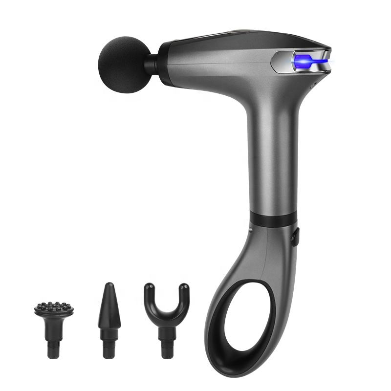 Percussion Massage Gun — 4-Head Deep Tissue Muscle Recovery Massager