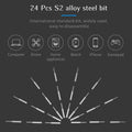 28 In 1 Electric Screwdriver Set Precision Repair Screwdriver Lithium Battery Charging Combination