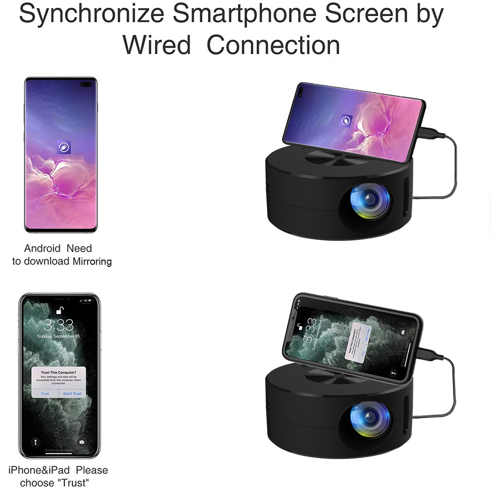 Mini Pocket Projector — Movie Night Anywhere, No TV Needed
