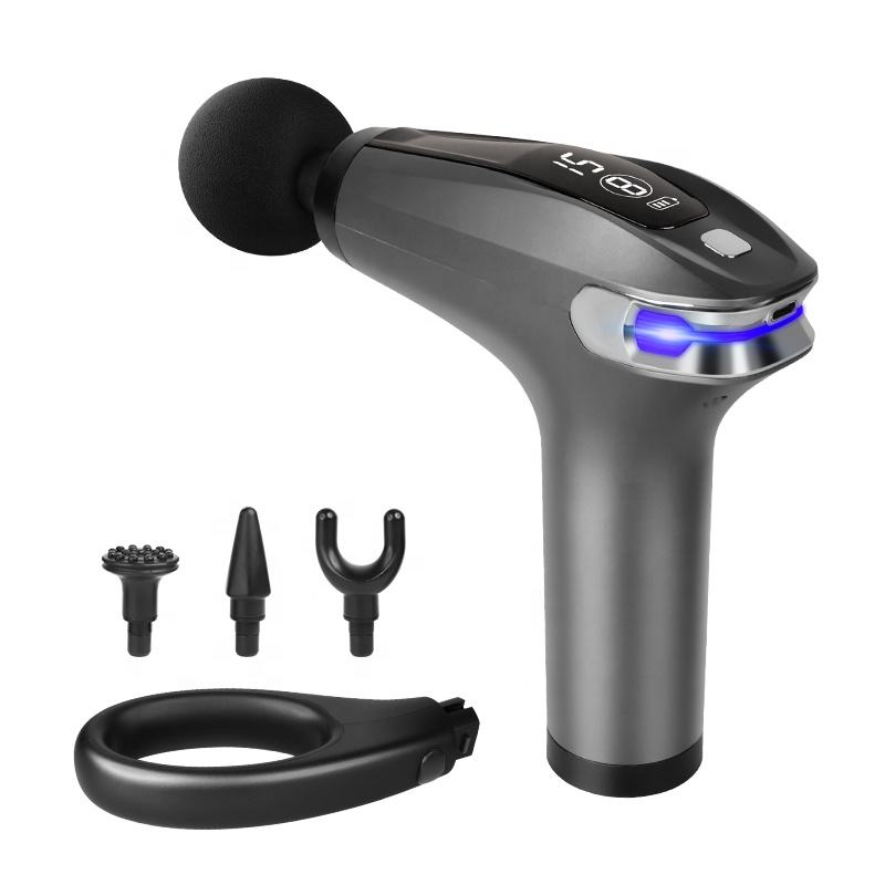 Percussion Massage Gun — 4-Head Deep Tissue Muscle Recovery Massager