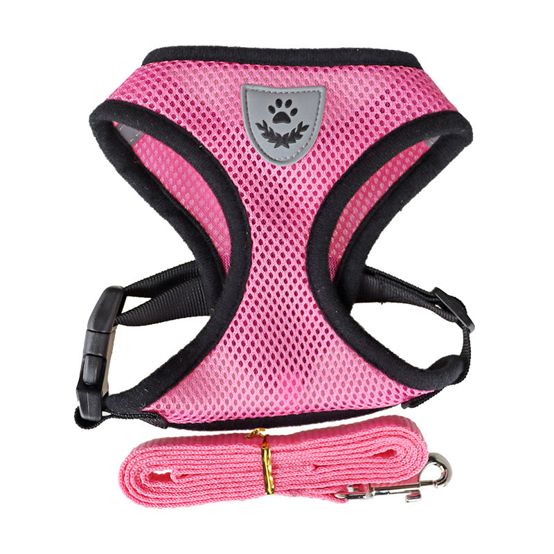 Dog Chest Harness & Leash Set