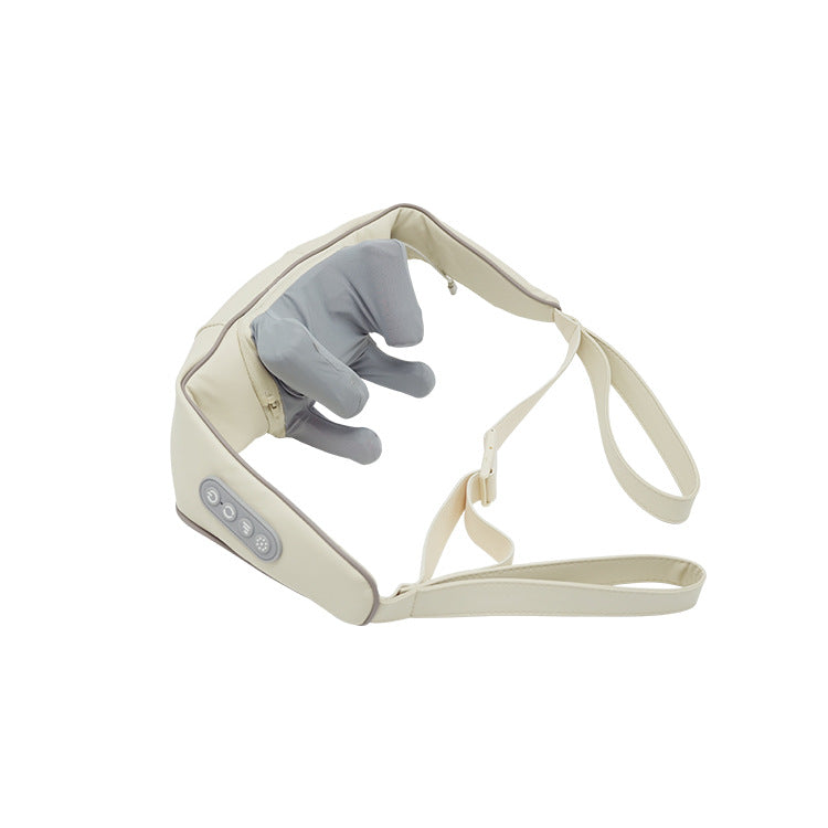 Shiatsu Shoulder & Trapezius Massager — Heat + Kneading Stress Relief Wrap