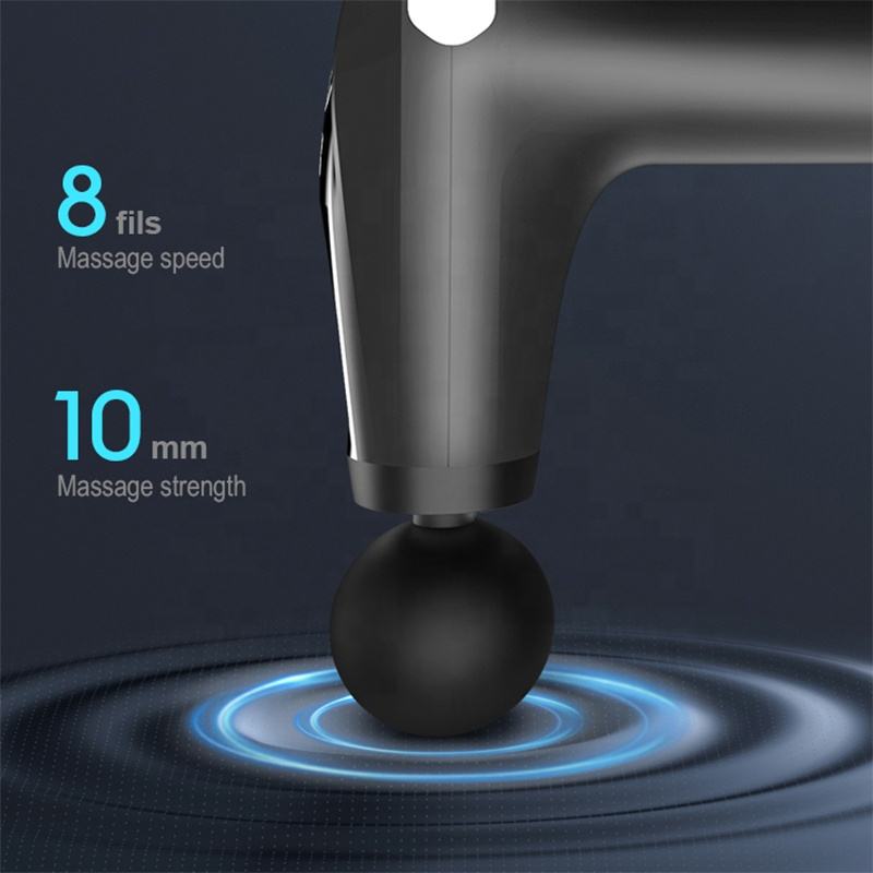 Percussion Massage Gun — 4-Head Deep Tissue Muscle Recovery Massager