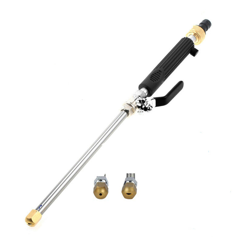 2-in-1 High-Pressure Garden Hose Washer Wand — Power Jet & Fan Spray