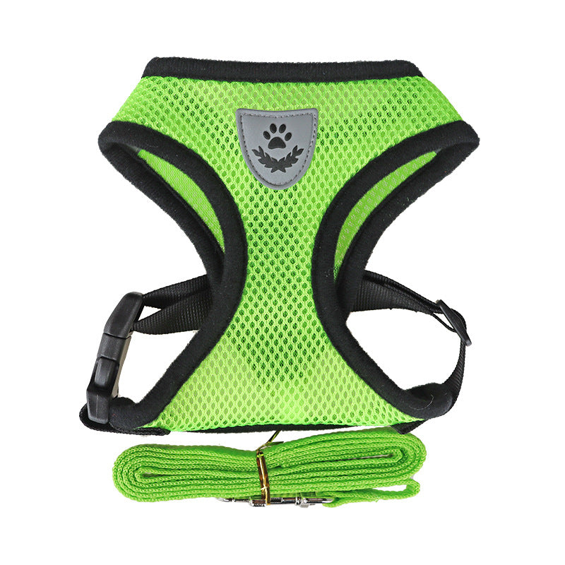 Dog Chest Harness & Leash Set