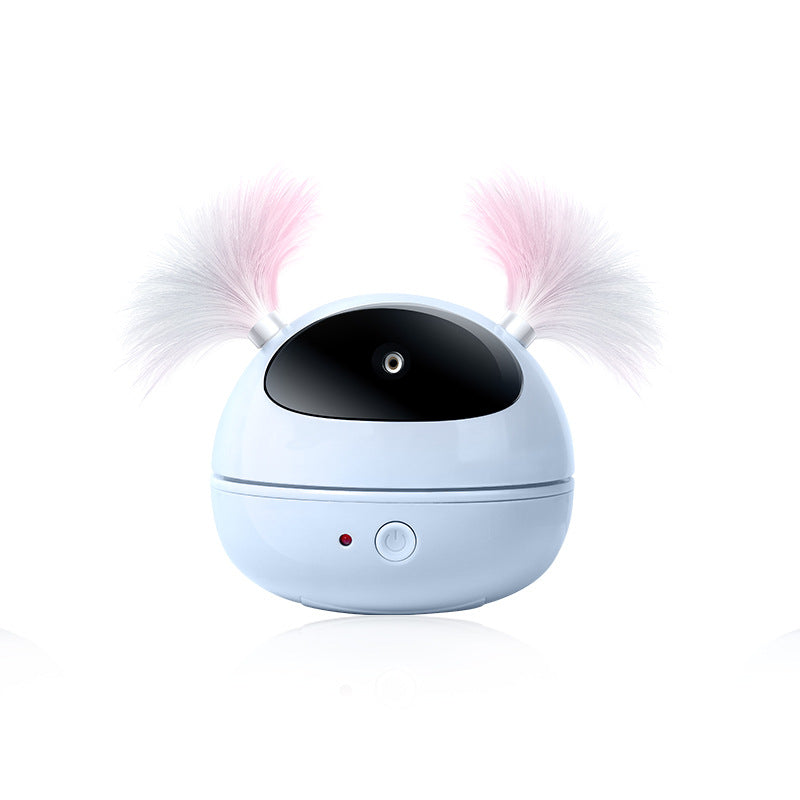 Automatic Laser Cat Toy – Interactive Feather Spinner