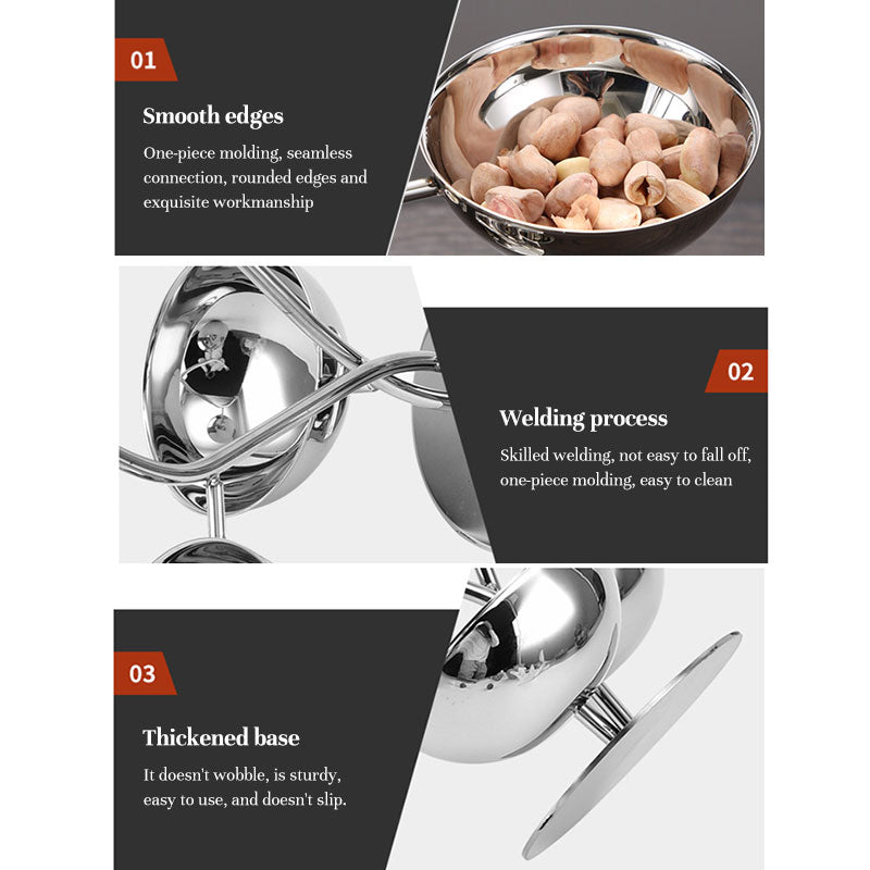 Stainless Steel Party Snack Serving Tray