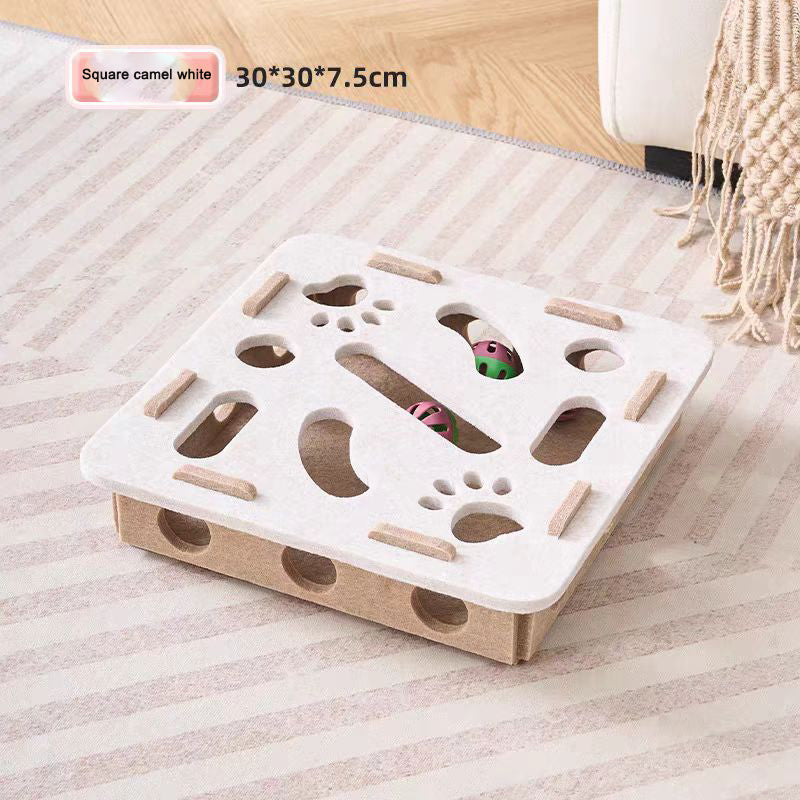 Interactive Cat Toy with Bells – Boredom Buster