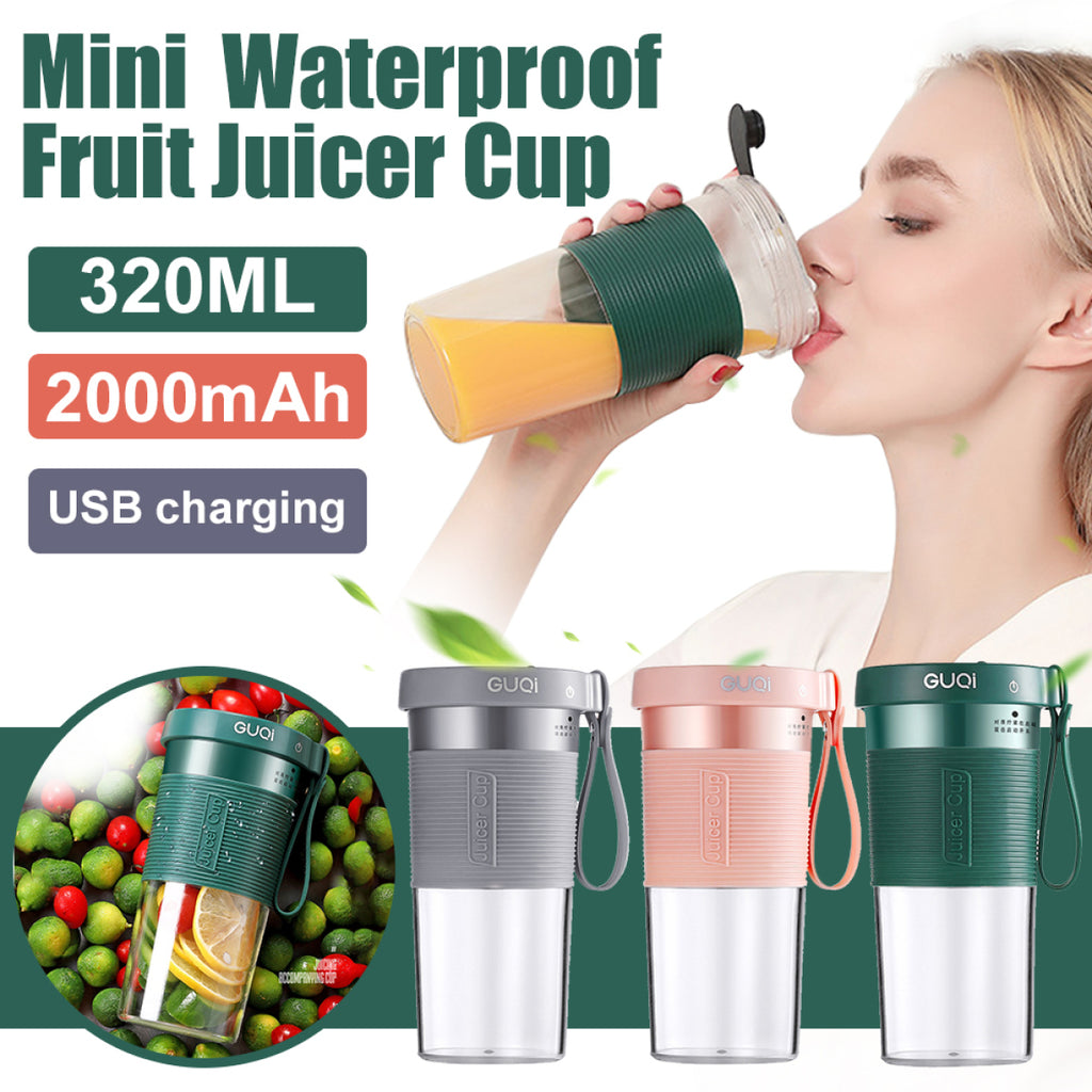 Portable USB Rechargeable Juicer Blender Cup – Fresh Smoothies Anywhere