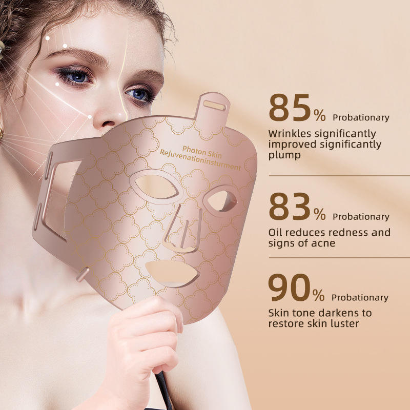 8-Color LED Silicone Face Mask — Red Light Therapy for Glowing Skin