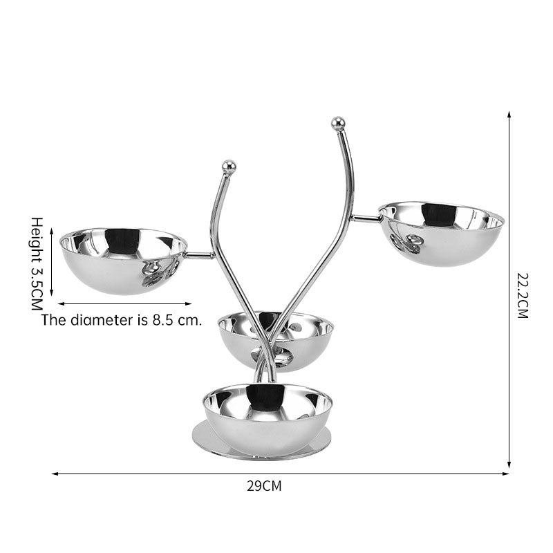 Stainless Steel Party Snack Serving Tray