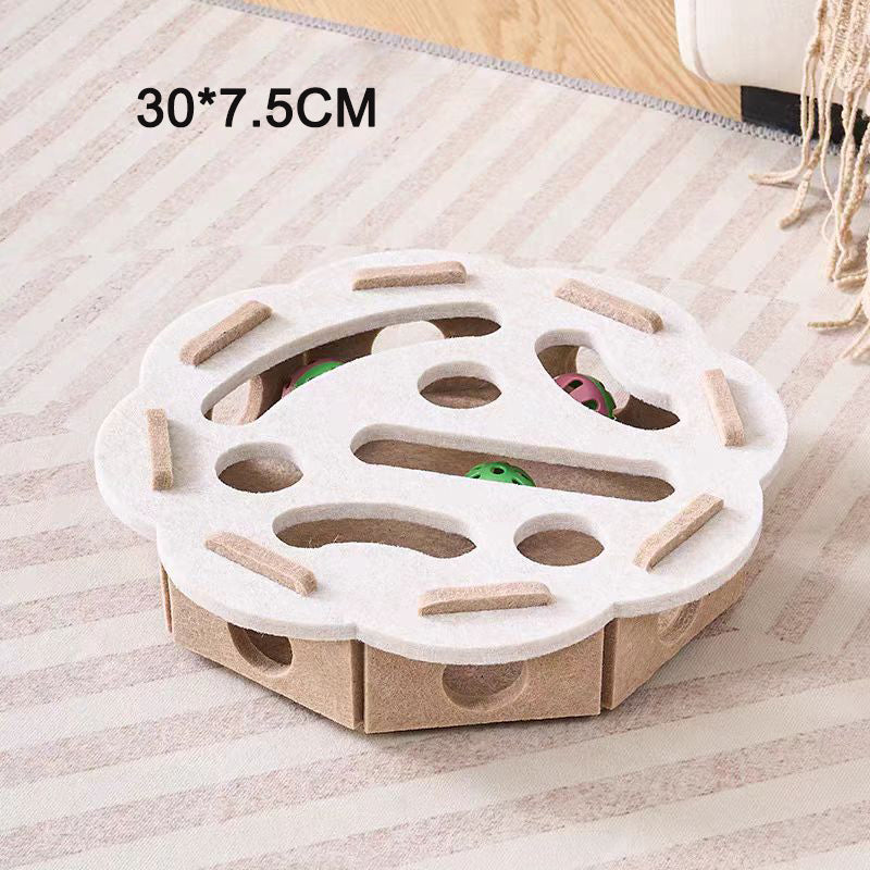 Interactive Cat Toy with Bells – Boredom Buster