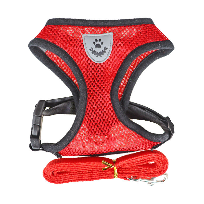 Dog Chest Harness & Leash Set