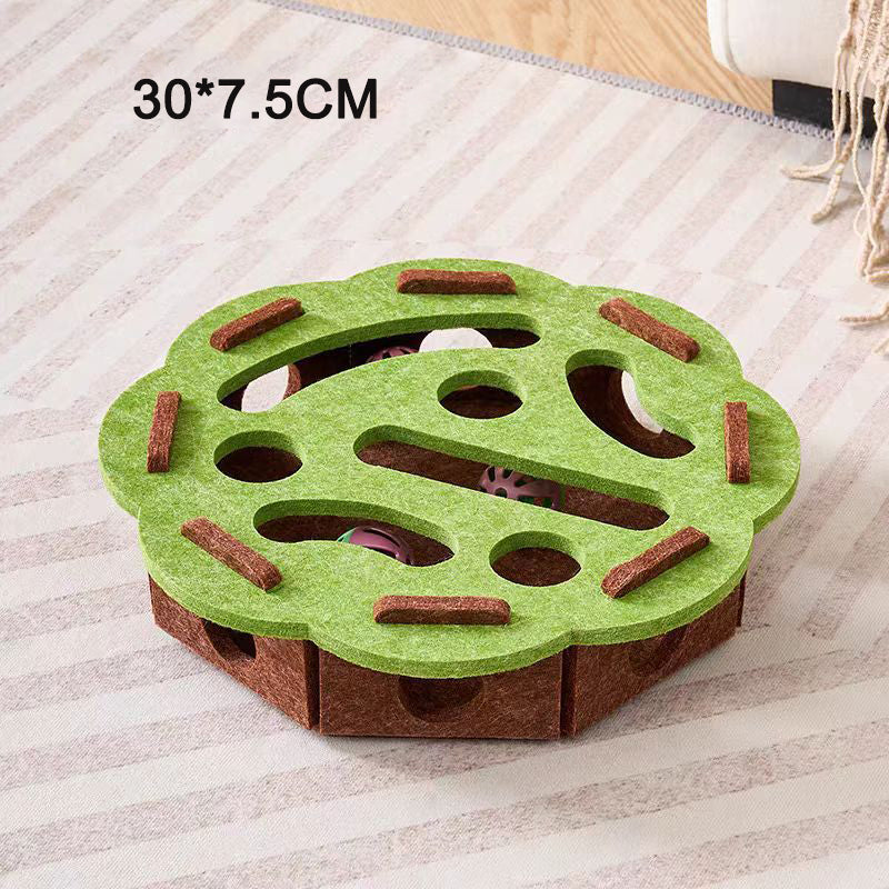 Interactive Cat Toy with Bells – Boredom Buster