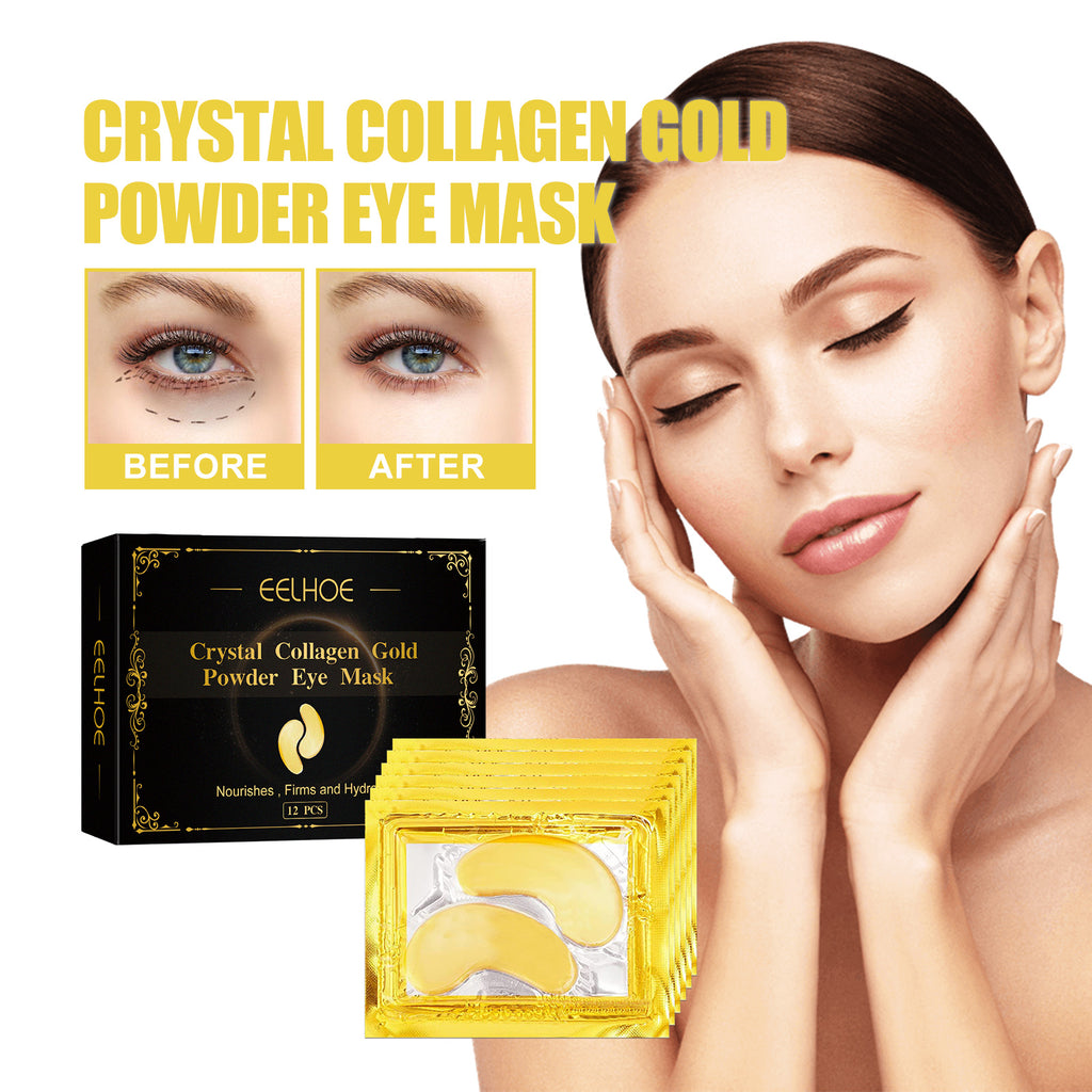 Gold Collagen Under-Eye Patches — Dark Circles & Puffiness Gone Overnight