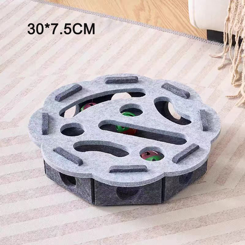 Interactive Cat Toy with Bells – Boredom Buster