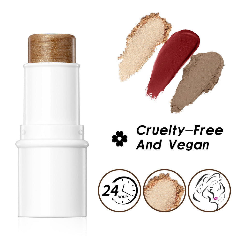 4-in-1 Multistick — Highlight, Contour, Blush & Lip Color in One