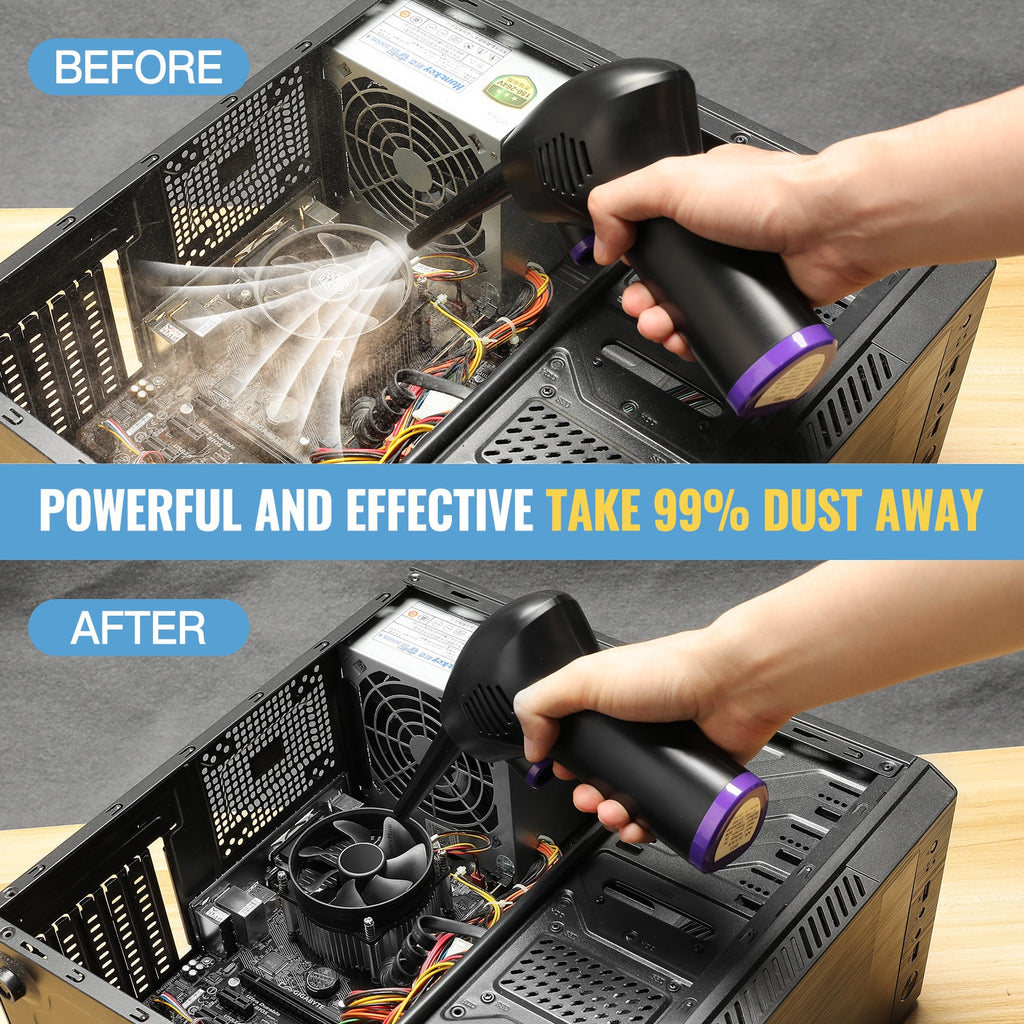 45,000 RPM Cordless Electric Air Duster & Keyboard Cleaner