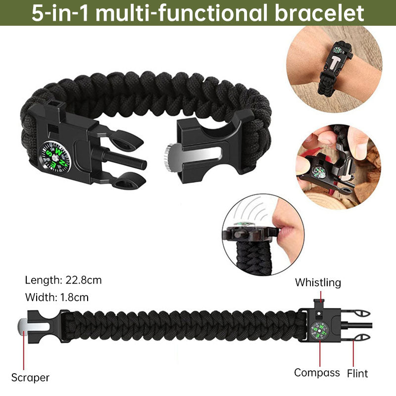 Outdoor Emergency Survival Kit — First Aid, Camping & Hiking Gear Set